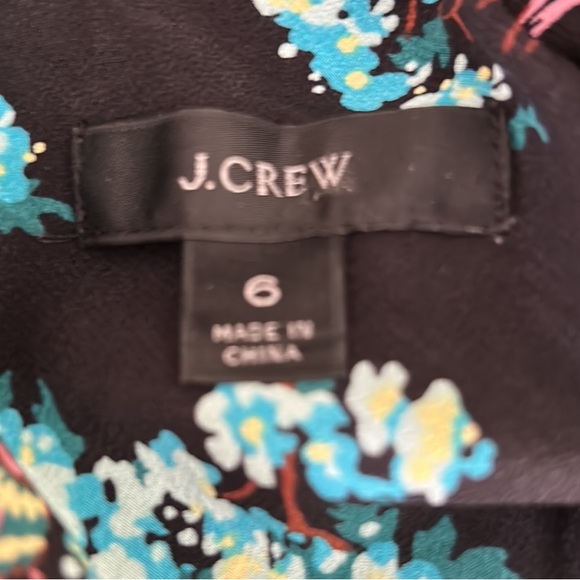 J. Crew Silk Botanical Bees Printed Button Down Blouse - 6 - Picture 12 of 14
